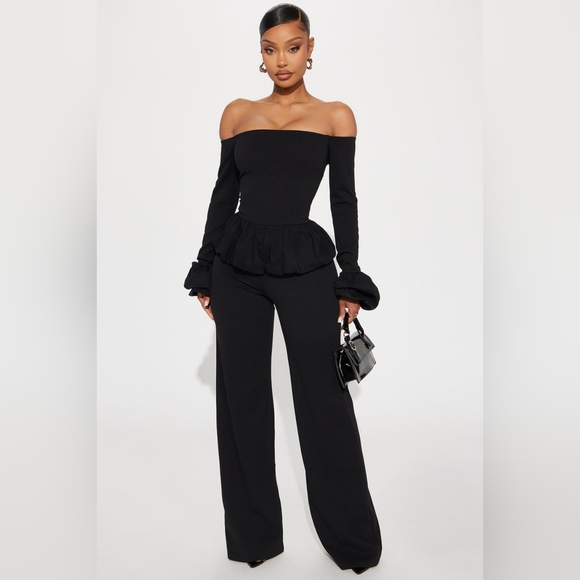 Fashion Nova Pants - Fashion Nova off the shoulder jumpsuit